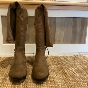 Suede Over the Knee Boots